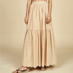 Hunter Bell Reagan Maxi Skirt - Tan Size 6